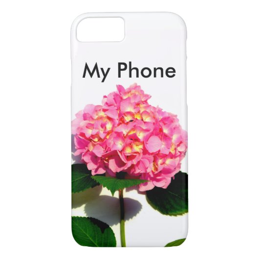 紫陽花ピンクフローラピンク花 Case-Mate iPhoneケース (裏面)