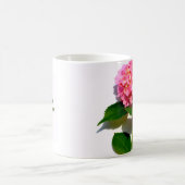 紫陽花ピンクフローラ コーヒーマグカップ (中央)