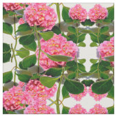 紫陽花ピンクフローラ ファブリック (クローズアップ)