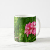 紫陽花ピンク離れ色 コーヒーマグカップ (正面右)