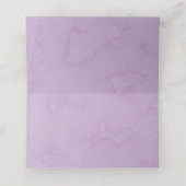 紫陽花フローラ蝶結婚のテーブル プレイスカード (内部開封)