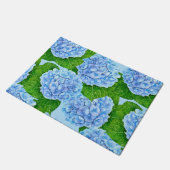 紫陽花ワテロール ドアマット (アングル)