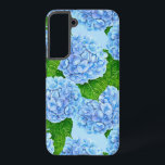 紫陽花ワテロール SAMSUNG GALAXY S22 ケース<br><div class="desc">水彩青紫陽花絵を描の文様。</div>