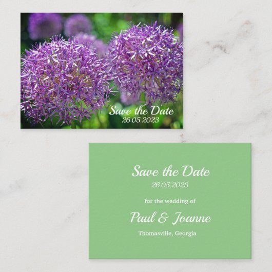 紫陽花植物園カード ノートカード (正面/裏面)