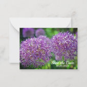 紫陽花植物園カード ノートカード (正面)