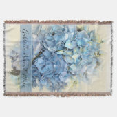 紫陽花結婚形酒 スローブランケット (正面)