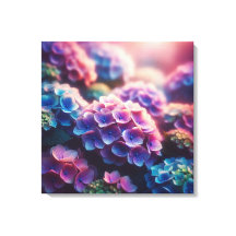 紫陽花調和:自然の輝く交響曲