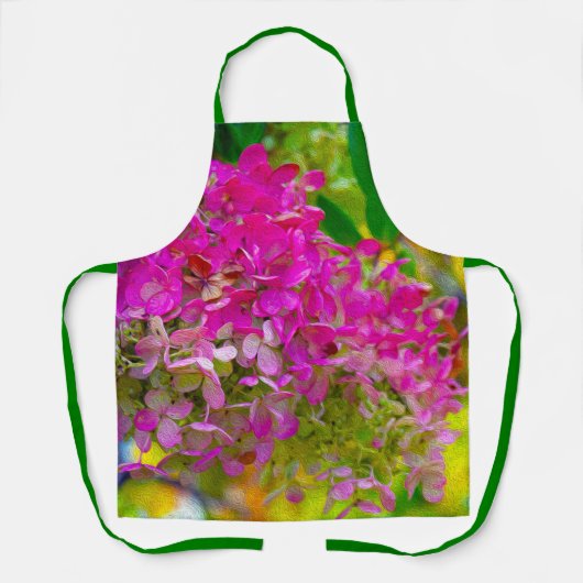 紫陽花 エプロン (正面)