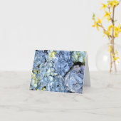 紫陽花 カード (黄色い花)