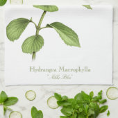 紫陽花 キッチンタオル (折り畳み)