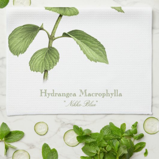 紫陽花 キッチンタオル (折り畳み)