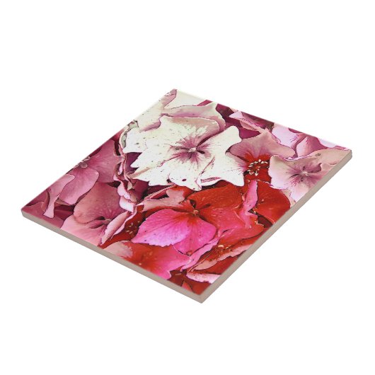 紫陽花 タイル (側面)