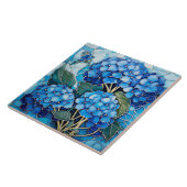 紫陽花 タイル (側面)