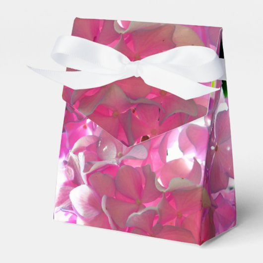 紫陽花、ピンク色の花 フェイバーボックス (正面サイド)