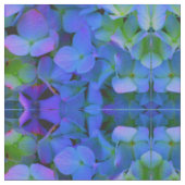 紫陽花 – ロマンチックなフローラ ファブリック (クローズアップ)