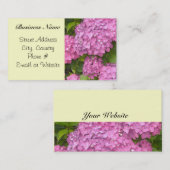 紫陽花 名刺 (正面/裏面)