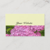 紫陽花 名刺 (裏面)