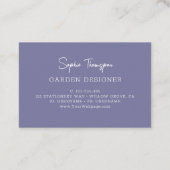 紫陽花 名刺 (裏面)