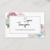 紫陽花 名刺 (正面)