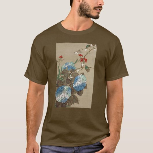 紫陽花,抱一あじさい,鳳逸 Tシャツ (正面)