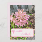 紫陽花 招待状 (正面/裏面)
