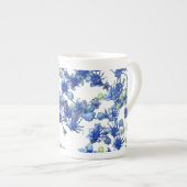 紫陽花bgc透過 ボーンチャイナマグカップ (正面右)