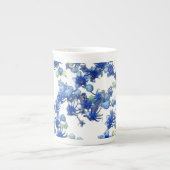 紫陽花bgc透過 ボーンチャイナマグカップ (正面)