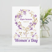 紫離れの女子サイン会 招待状 (スタンド正面)