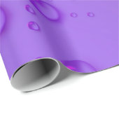 紫雨露パターン ラッピングペーパー (ロールコーナー)