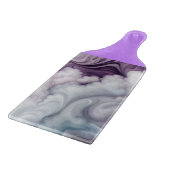 紫雲と渦巻き カッティングボード (角)
