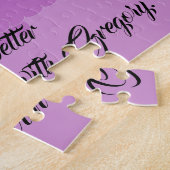 紫雲入りの夕日 ジグソーパズル (側面)