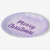 紫霜メリークリスマス ペーパープレート (アングル)