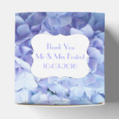 紫青かわいらしあじさい花咲 フェイバーボックス (上部)