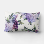 紫青の大牡丹 ランバークッション (裏面)