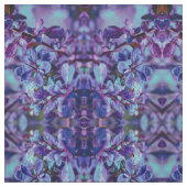 紫青の植物 ファブリック (見本)