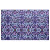 紫青の植物 ファブリック (ファットクウォーター)