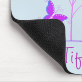 紫青の蝶 マウスパッド (コーナー)