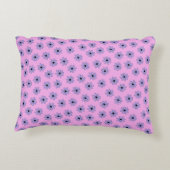 紫青名門私立校風のヒッピー花柄 アクセントクッション (裏面)