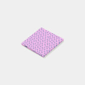 紫青名門私立校風のヒッピー花柄 ポストイット (アングル)