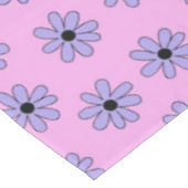 紫青名門私立校風の植物小花柄 テーブルクロス (アングル)