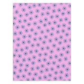 紫青名門私立校風の植物小花柄 テーブルクロス (正面)