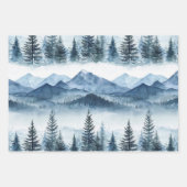 紫青雪の冬 ラッピングペーパーシート (正面2)