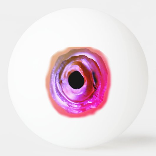 紫風変わりのトリップ（幻覚体験）のような目 卓球ボール (正面)