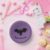 紫飛んでいるこうもり ペーパーボウル (パーティー)