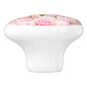 紫香水ボトルフローラチかわいらしックモノグラム  セラミックノブ (側面)