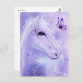 紫馬蝶ハガキ ポストカード (正面/裏面)