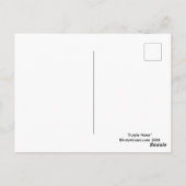 紫馬蝶ハガキ ポストカード (裏面)