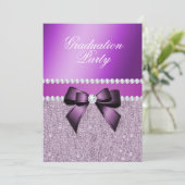 紫魅力的エレガント卒業党 招待状 (スタンド正面)