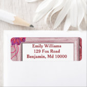 紫魅力的素朴 ラベル (インサイチュ)