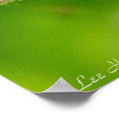 紫鮮やかのスパイダーウォルト野花ポスター ポスター (角)